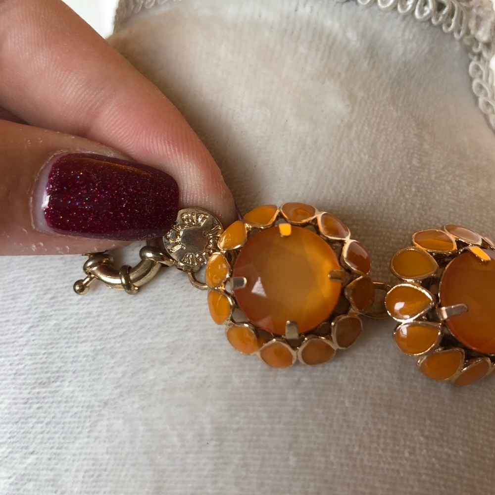 J. Crew orange statement necklace - Picture 4 of 7